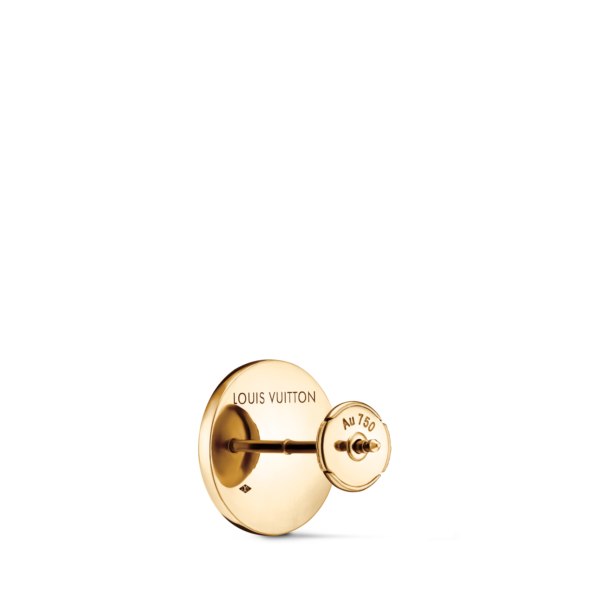 Color Blossom BB Sun Ear Stud, Yellow Gold and Amazonite - Per